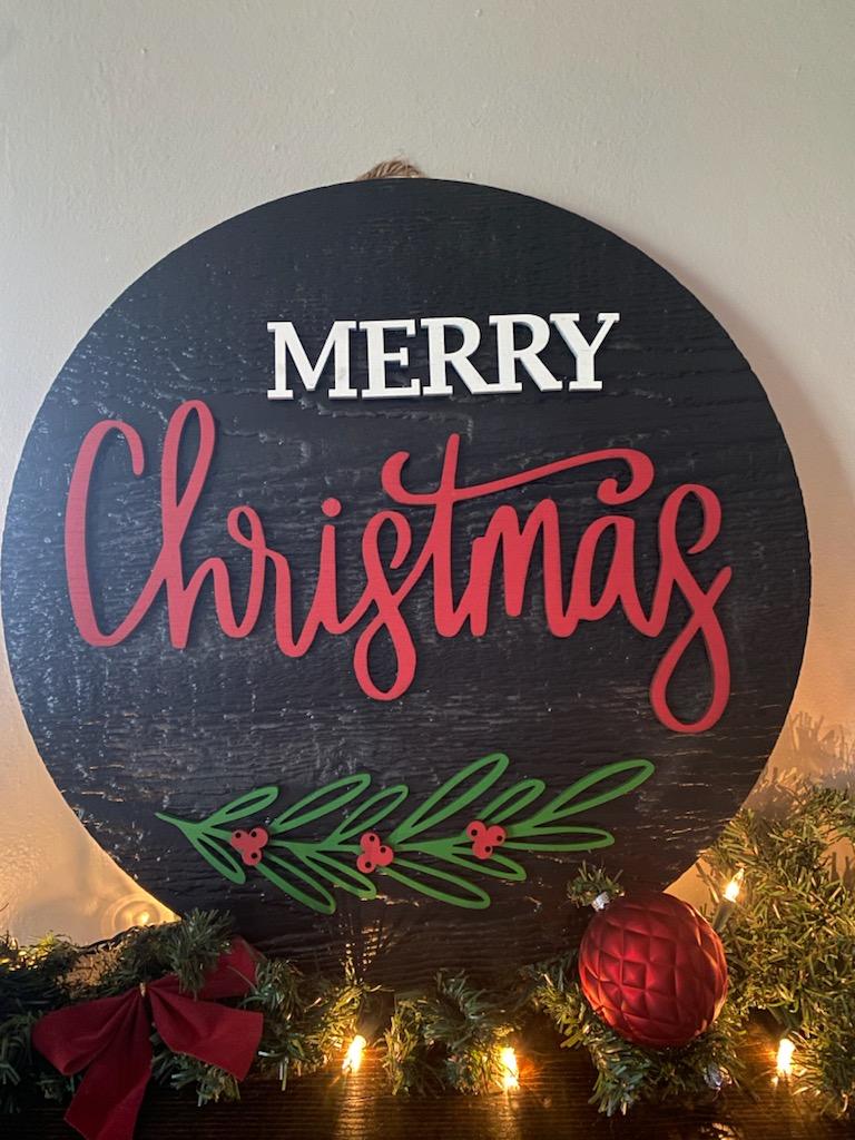 Merry Christmas - Holly