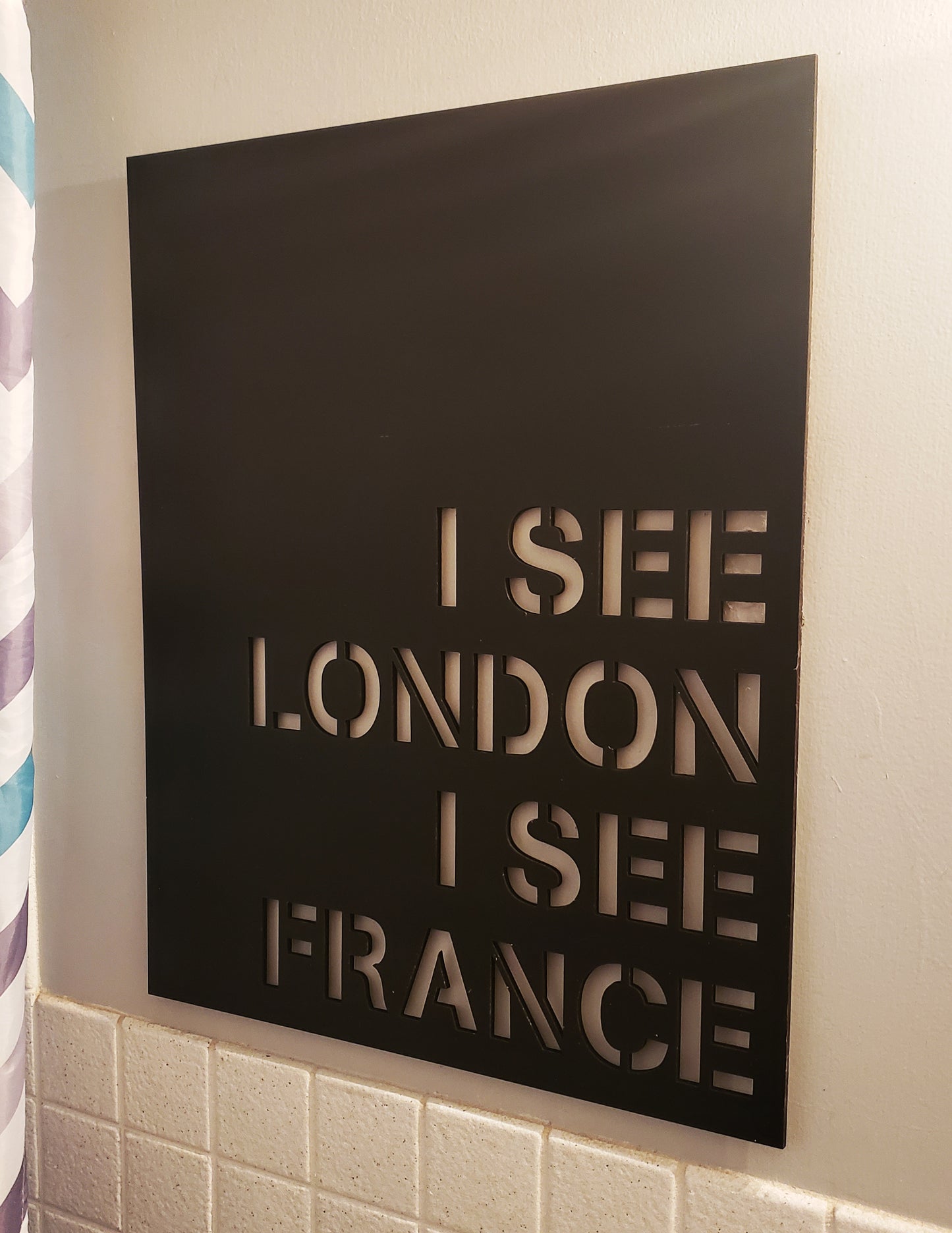 I See London I See France Sign