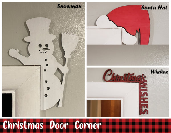 Christmas Door Corner Decor