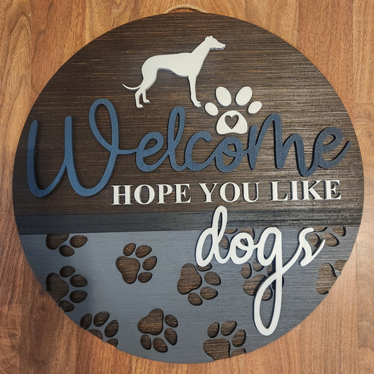 Welcome Hope you like dogs - Greyhound