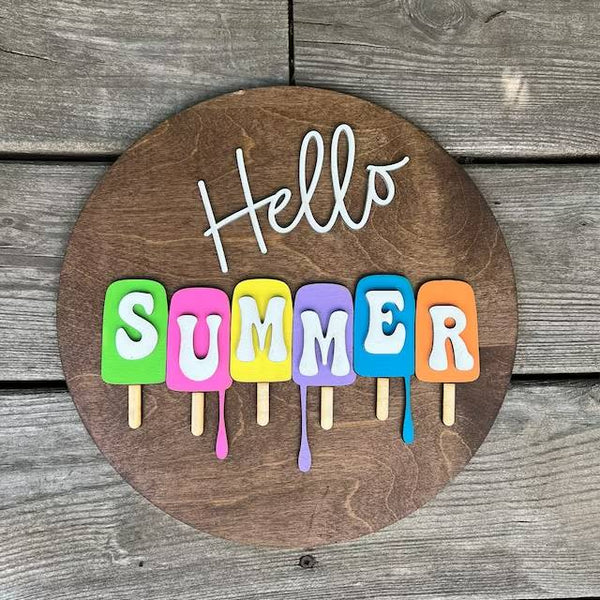 Hello Summer Popsicles
