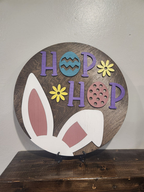 Hop Hop Door Sign