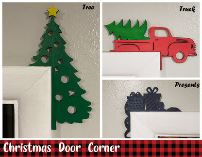 Christmas Door Corner Decor