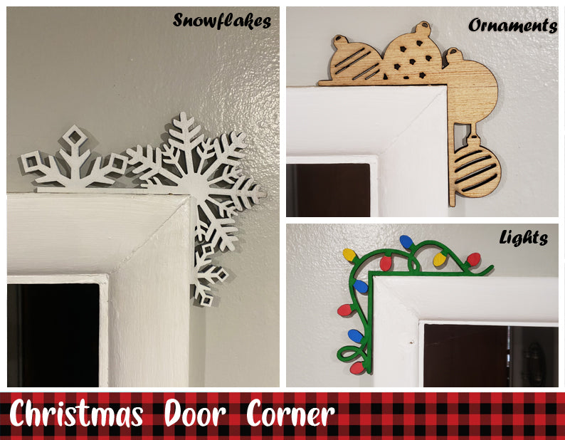 Christmas Door Corner Decor